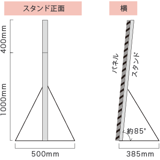 アルミニウムスタンド