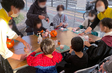 ハロウィンエレベーターシート